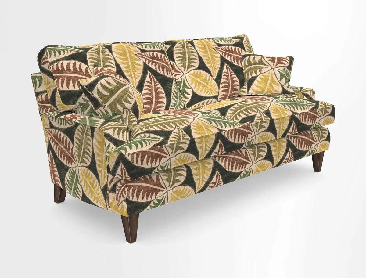 Ingleborough 3 Seater Sofa in Warwick Edinburgh Henna Rugs supplied by Rugs of Petworth