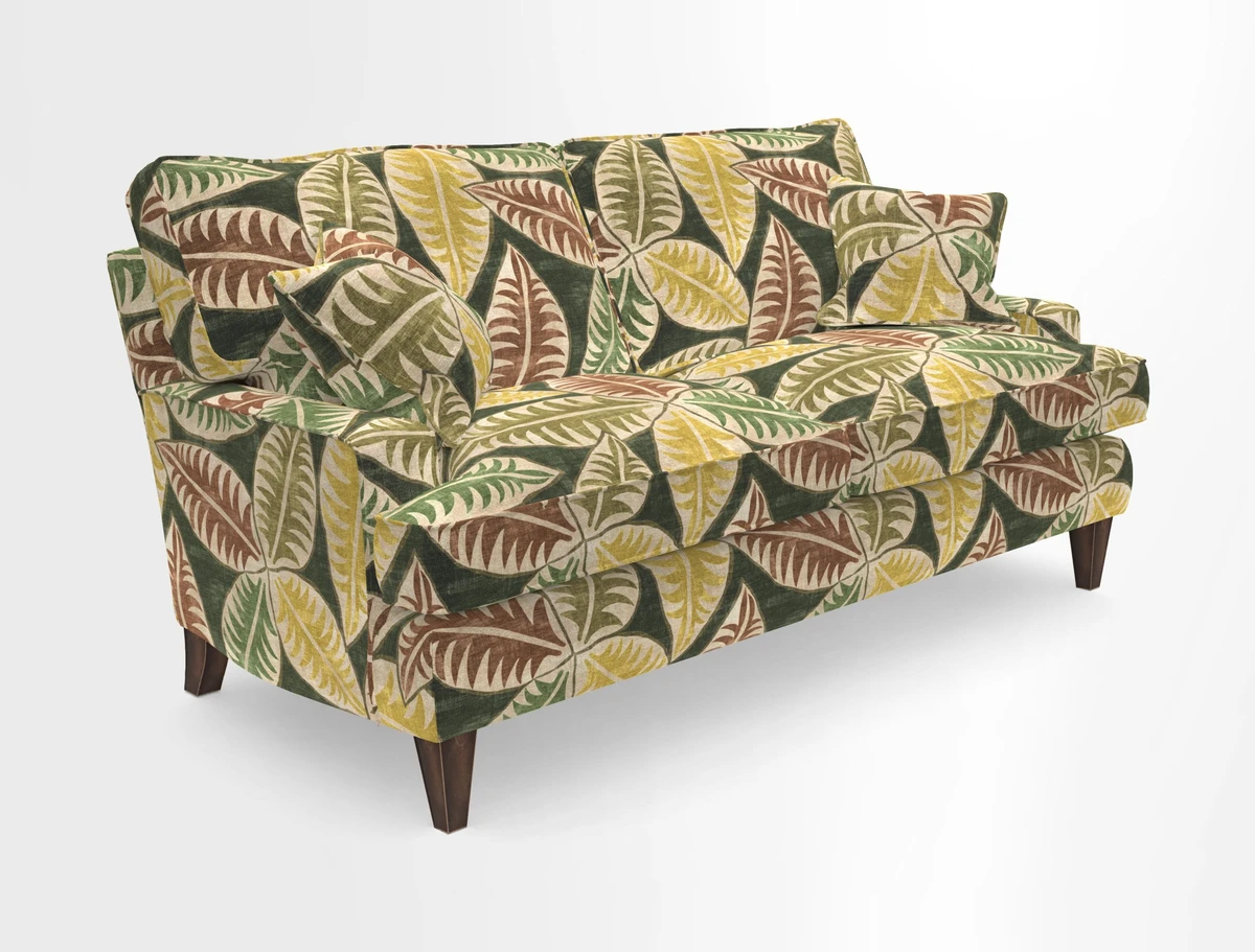 Ingleborough 3 Seater Sofa in Warwick Edinburgh Henna Rugs supplied by Rugs of Petworth