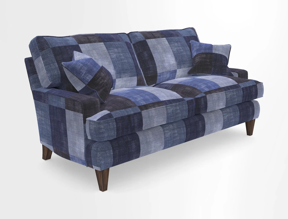 Ingleborough 3 Seater Sofa in Warwick Edinburgh Henna Rugs supplied by Rugs of Petworth