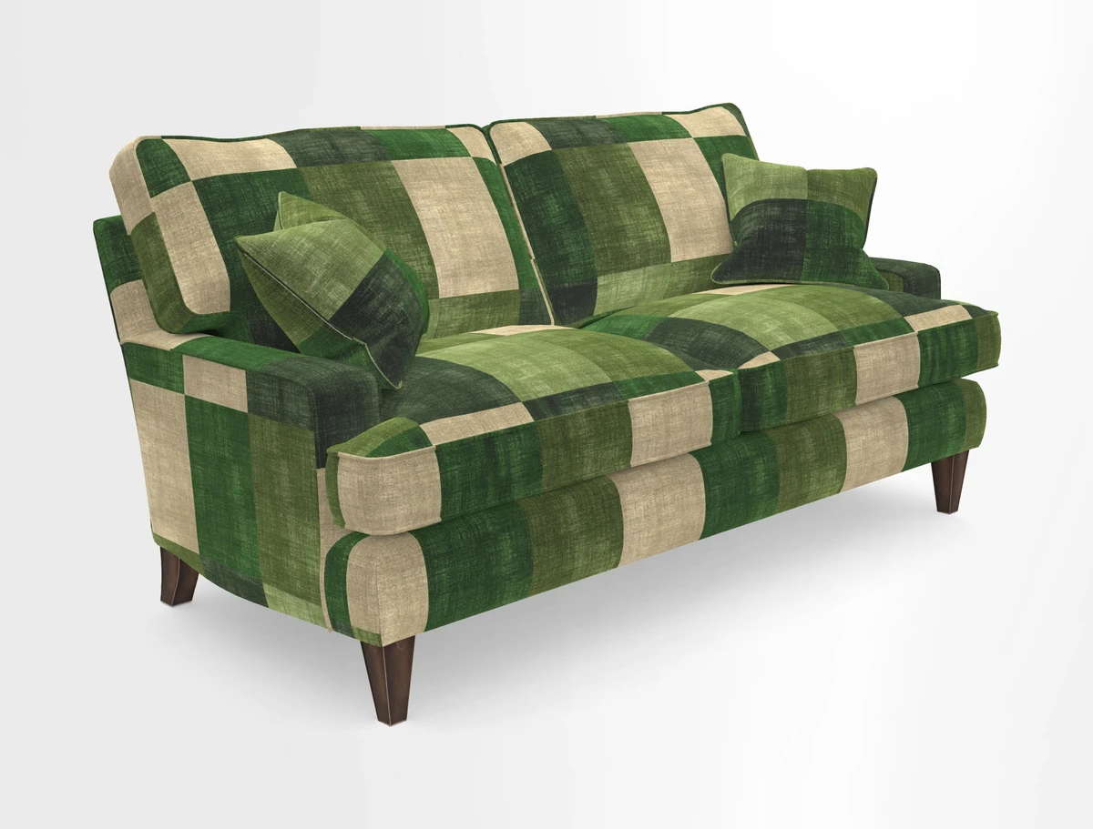 Ingleborough 3 Seater Sofa in Warwick Edinburgh Henna Rugs supplied by Rugs of Petworth