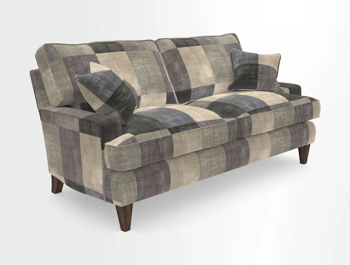 Ingleborough 3 Seater Sofa in Warwick Edinburgh Henna Rugs supplied by Rugs of Petworth