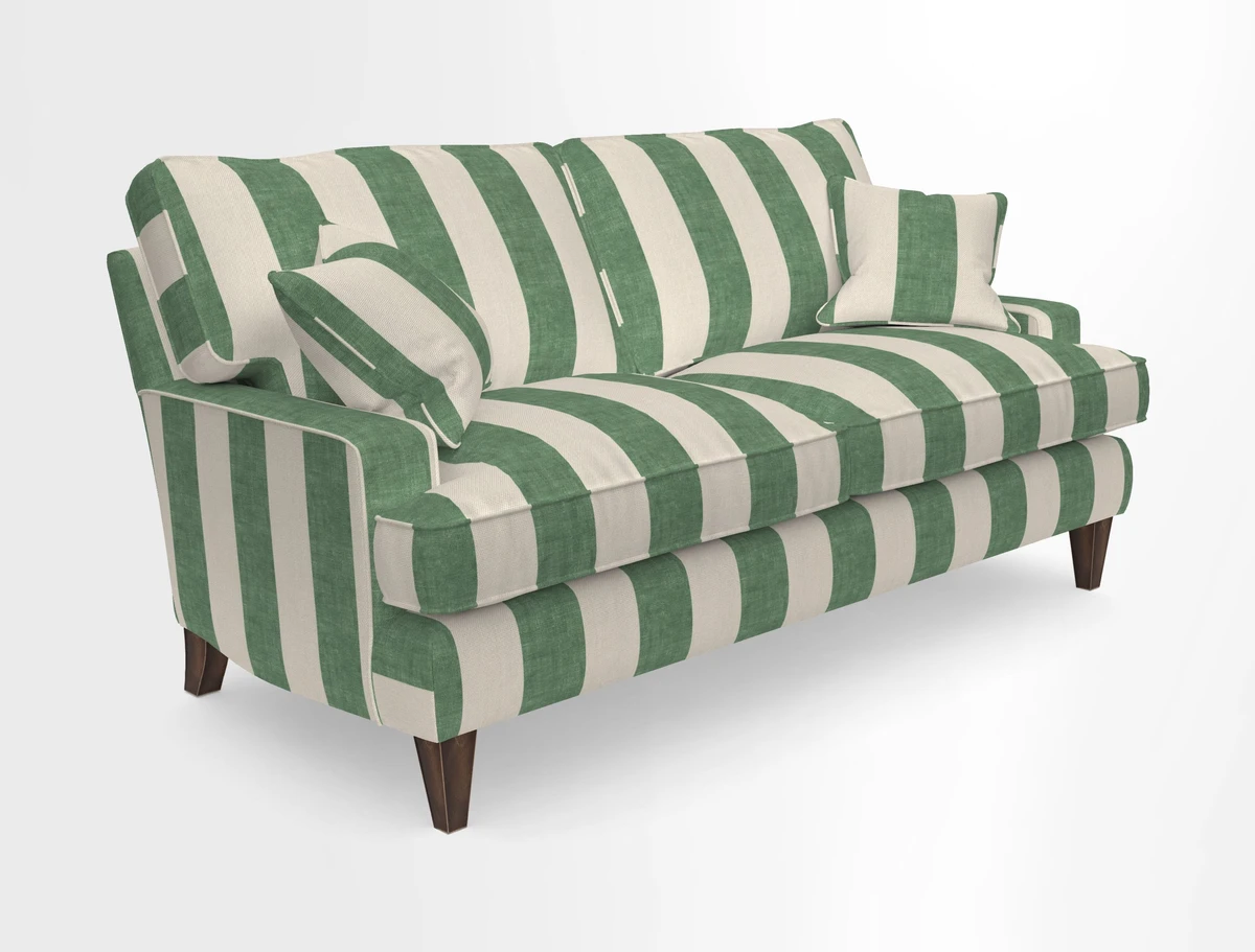 Ingleborough 3 Seater Sofa in Warwick Edinburgh Henna Rugs supplied by Rugs of Petworth