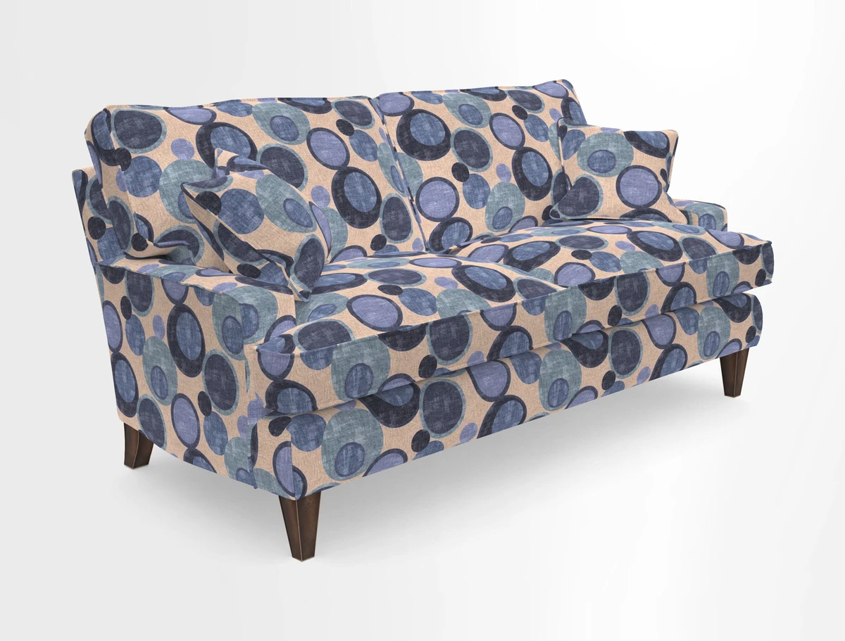 Ingleborough 3 Seater Sofa in Warwick Edinburgh Henna Rugs supplied by Rugs of Petworth