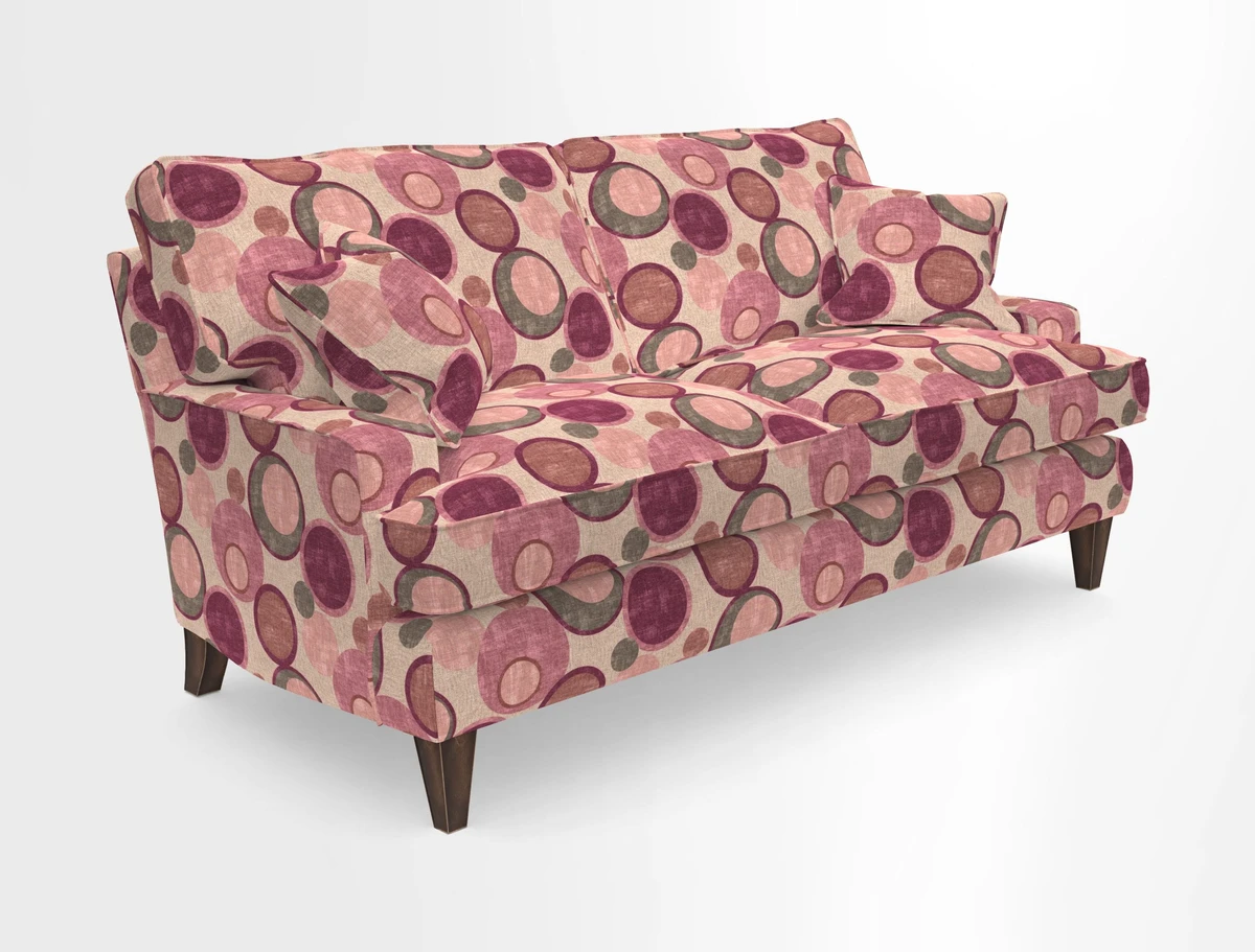 Ingleborough 3 Seater Sofa in Warwick Edinburgh Henna Rugs supplied by Rugs of Petworth