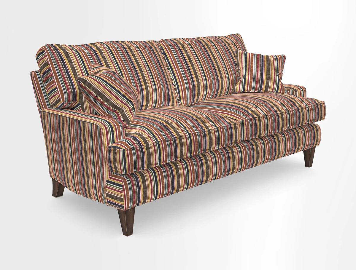 Ingleborough 3 Seater Sofa in Warwick Edinburgh Henna Rugs supplied by Rugs of Petworth