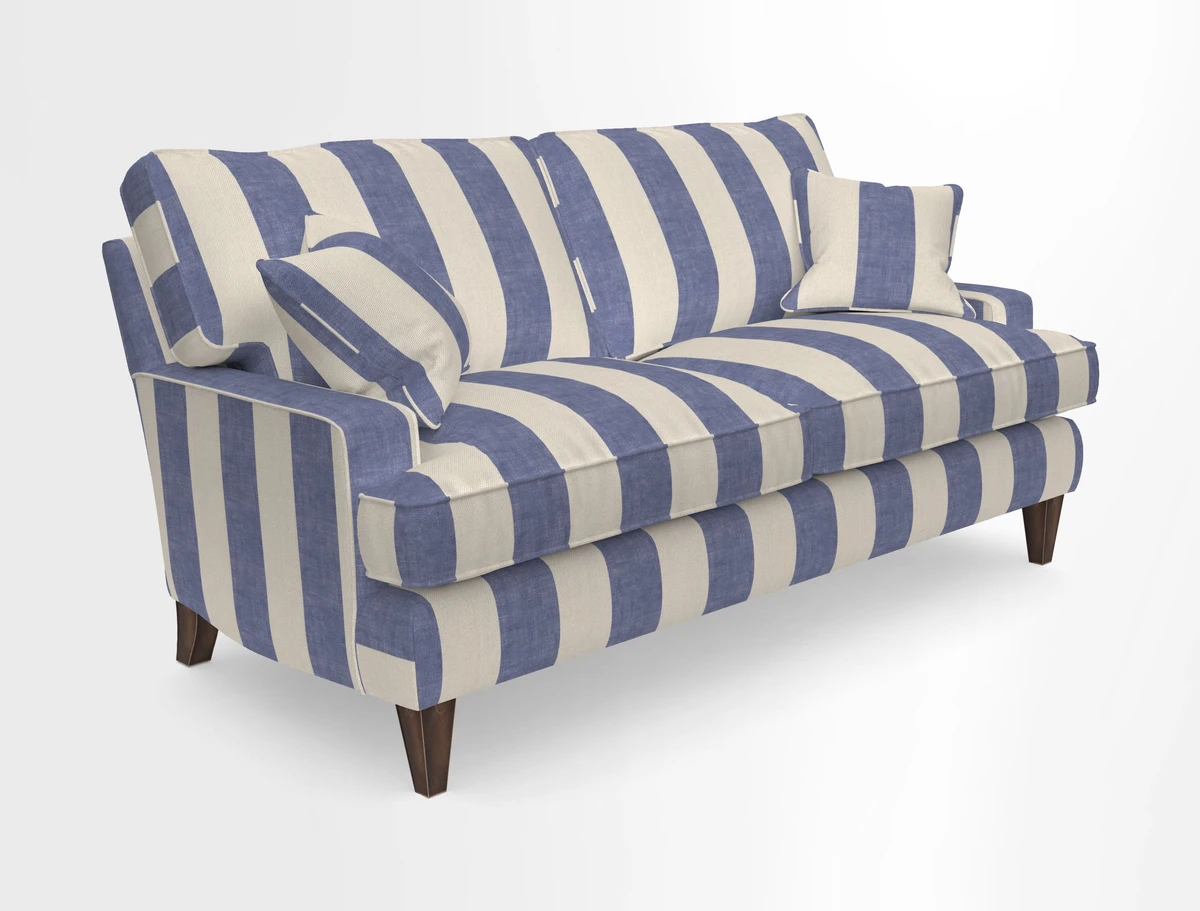 Ingleborough 3 Seater Sofa in Warwick Edinburgh Henna Rugs supplied by Rugs of Petworth