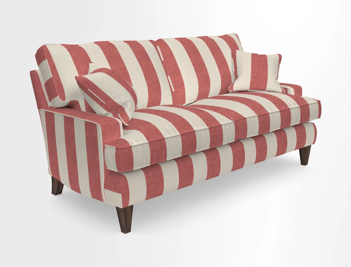 Ingleborough 3 Seater Sofa in Warwick Edinburgh Henna Rugs supplied by Rugs of Petworth