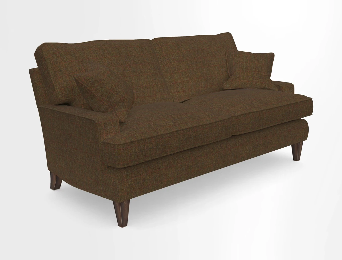 Ingleborough 3 Seater Sofa in Warwick Edinburgh Henna Rugs supplied by Rugs of Petworth