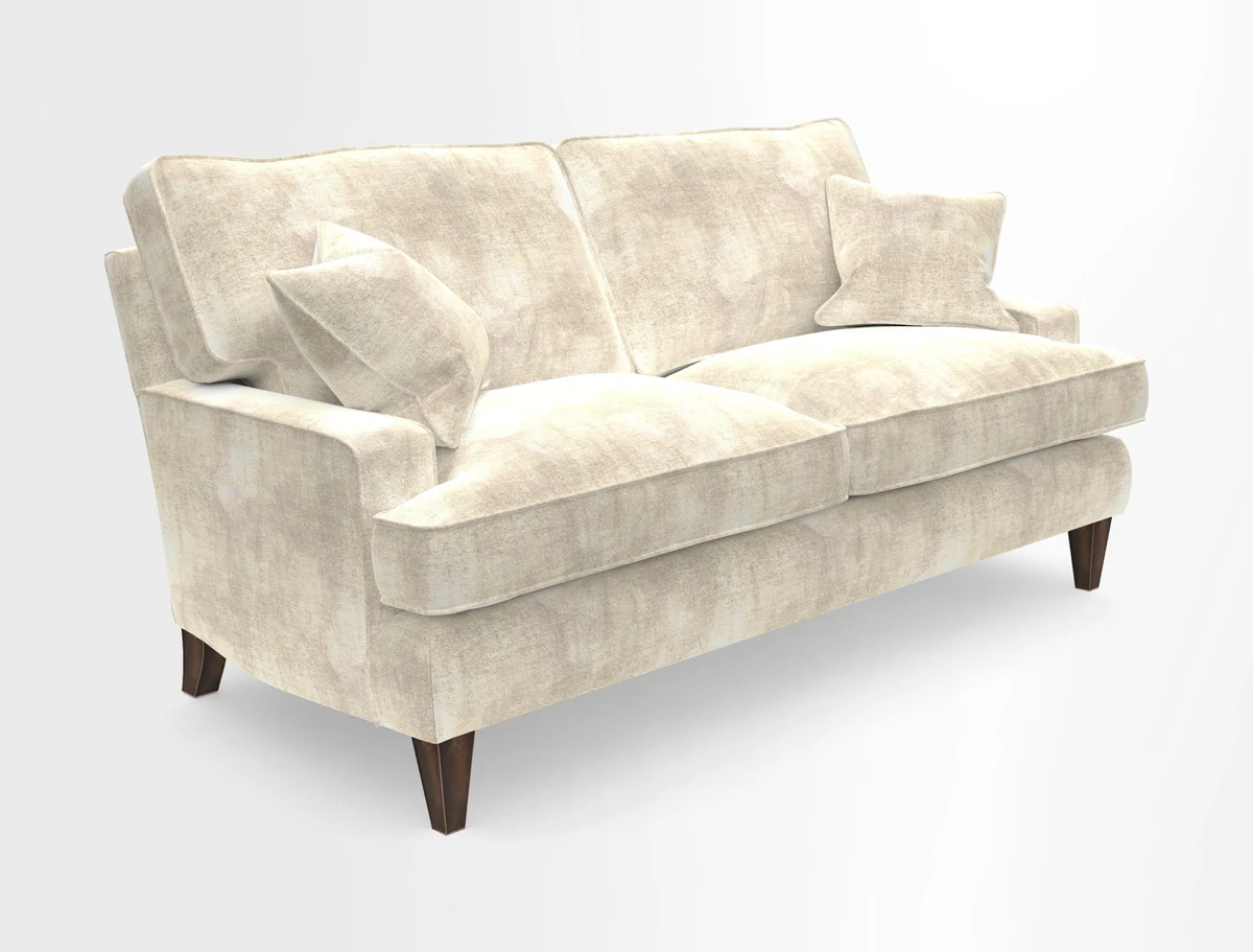 Ingleborough 3 Seater Sofa in Warwick Edinburgh Henna Rugs supplied by Rugs of Petworth