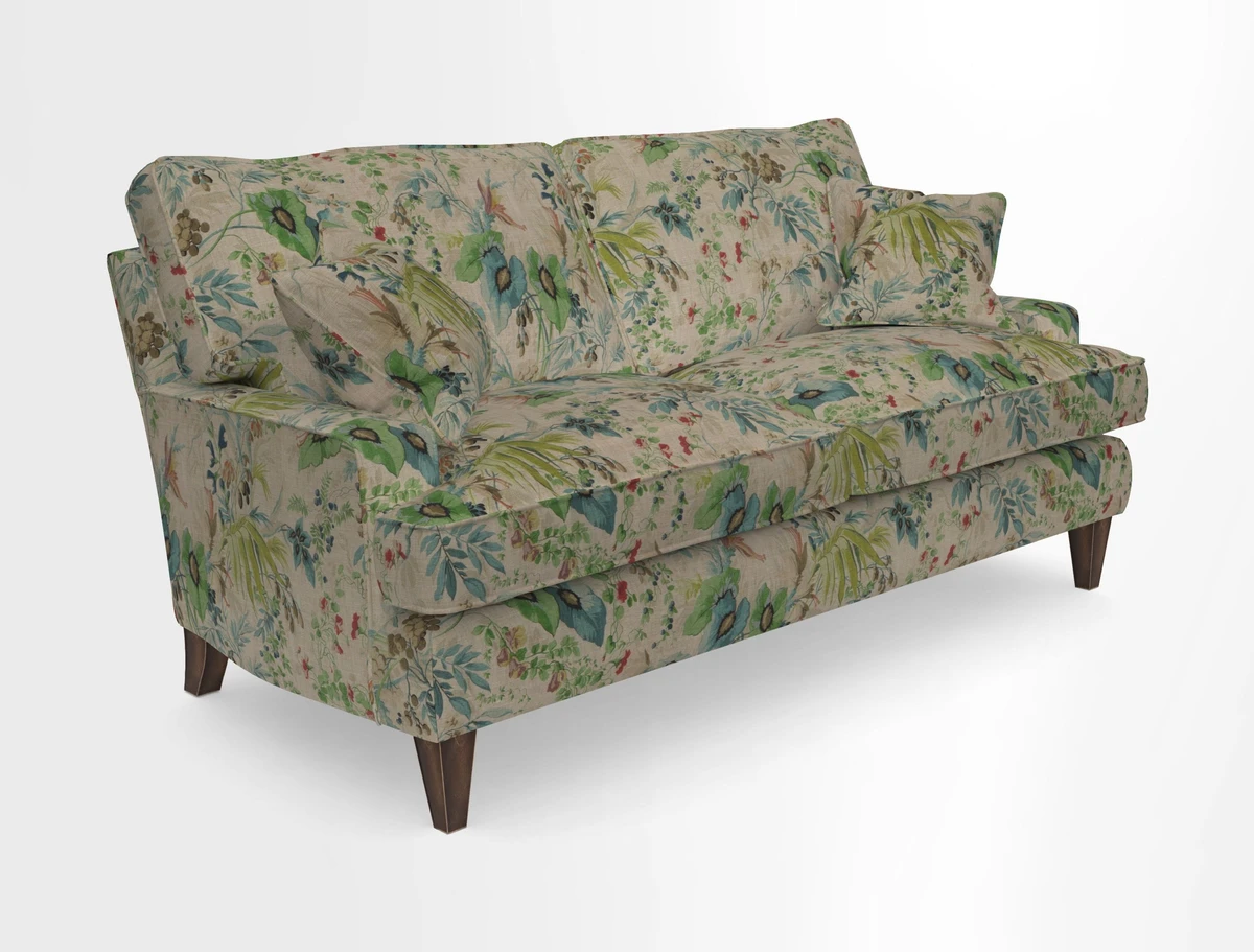 Ingleborough 3 Seater Sofa in Warwick Edinburgh Henna Rugs supplied by Rugs of Petworth