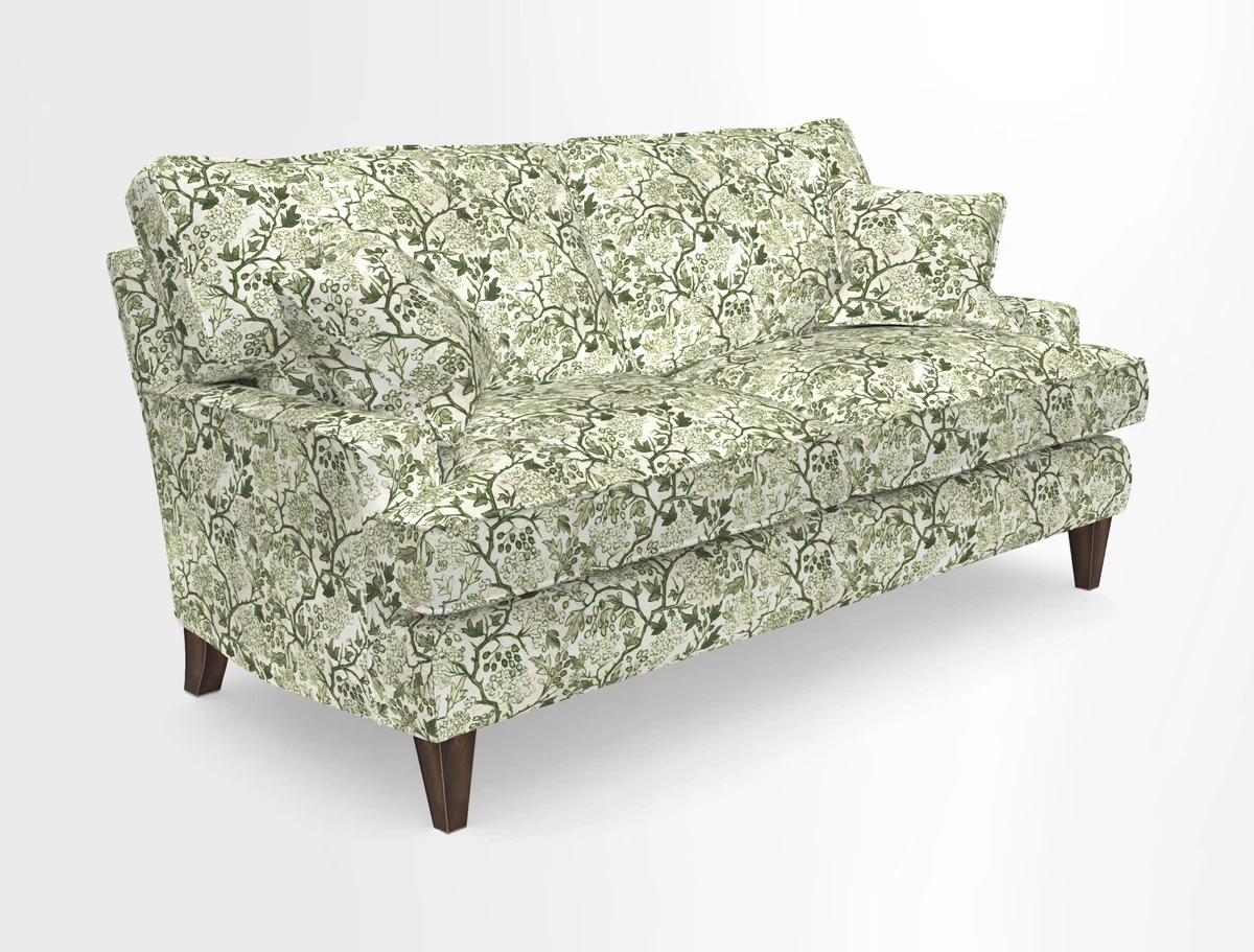 Ingleborough 3 Seater Sofa in Warwick Edinburgh Henna Rugs supplied by Rugs of Petworth