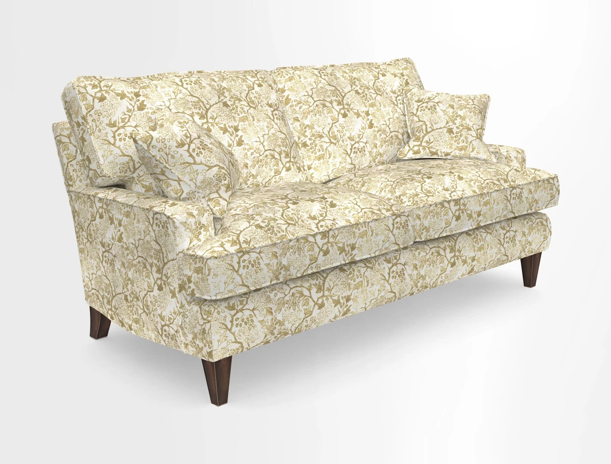 Ingleborough 3 Seater Sofa in Warwick Edinburgh Henna Rugs supplied by Rugs of Petworth