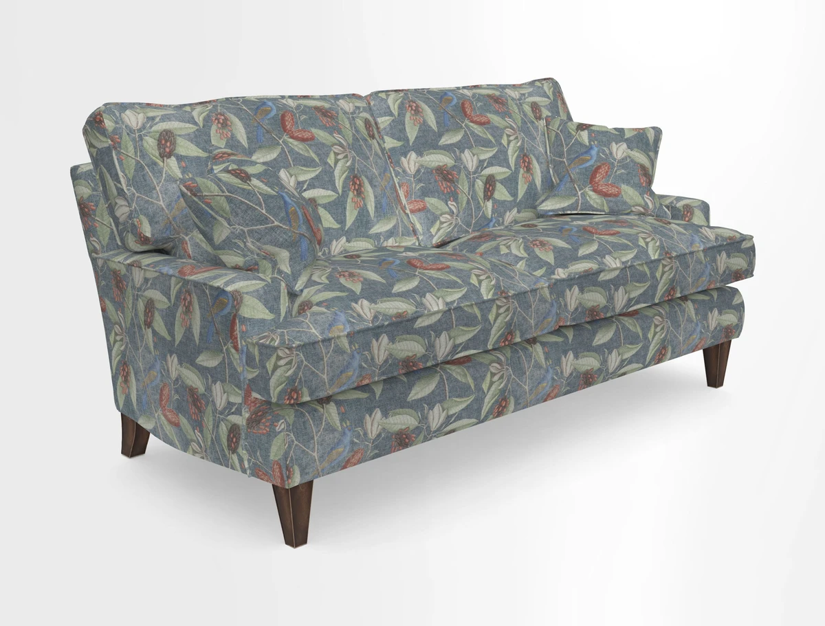 Ingleborough 3 Seater Sofa in Warwick Edinburgh Henna Rugs supplied by Rugs of Petworth