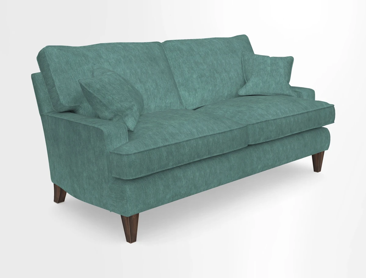 Ingleborough 3 Seater Sofa in Warwick Edinburgh Henna Rugs supplied by Rugs of Petworth