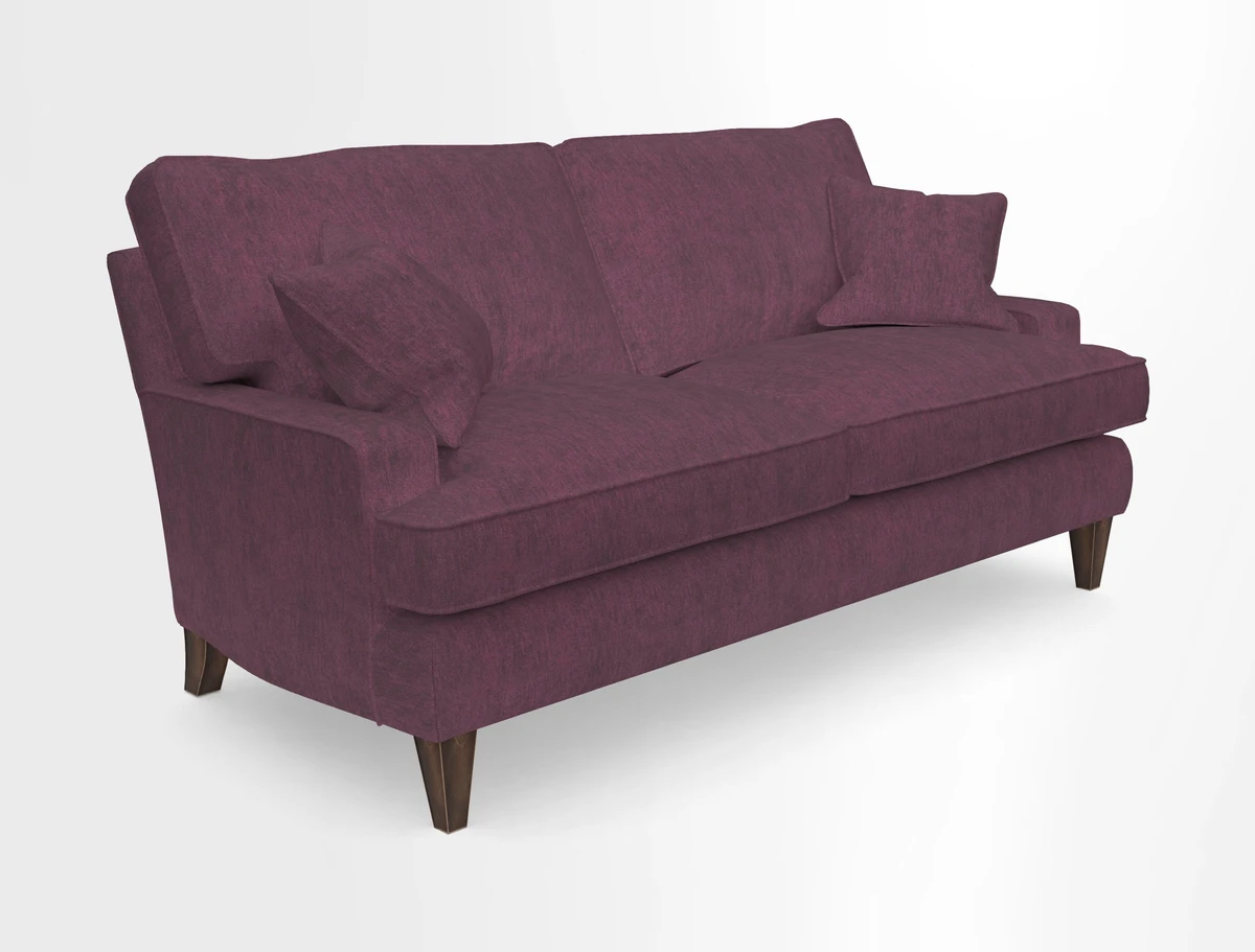Ingleborough 3 Seater Sofa in Warwick Edinburgh Henna Rugs supplied by Rugs of Petworth