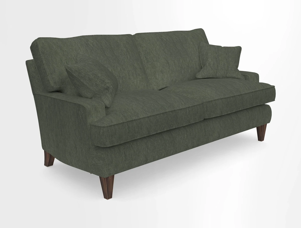 Ingleborough 3 Seater Sofa in Warwick Edinburgh Henna Rugs supplied by Rugs of Petworth