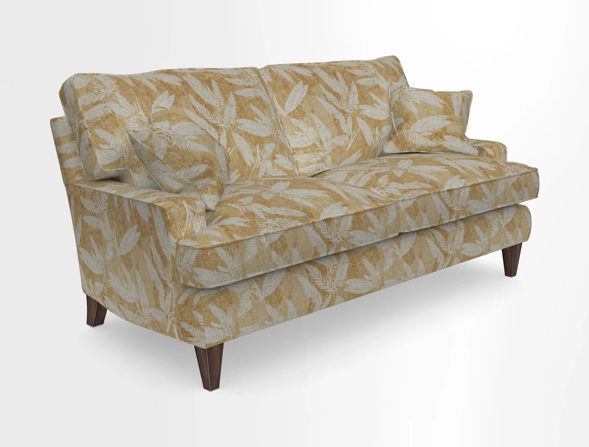 Ingleborough 3 Seater Sofa in Warwick Edinburgh Henna Rugs supplied by Rugs of Petworth