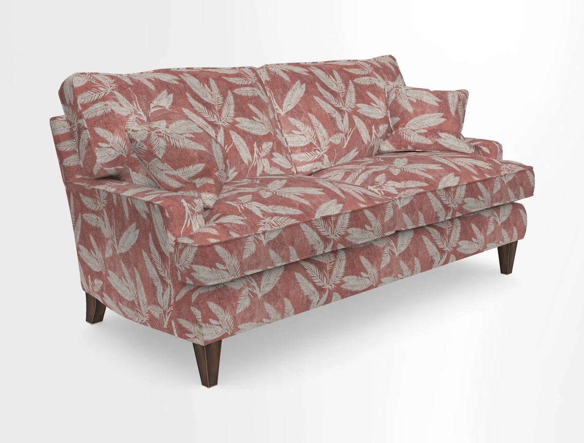 Ingleborough 3 Seater Sofa in Warwick Edinburgh Henna Rugs supplied by Rugs of Petworth