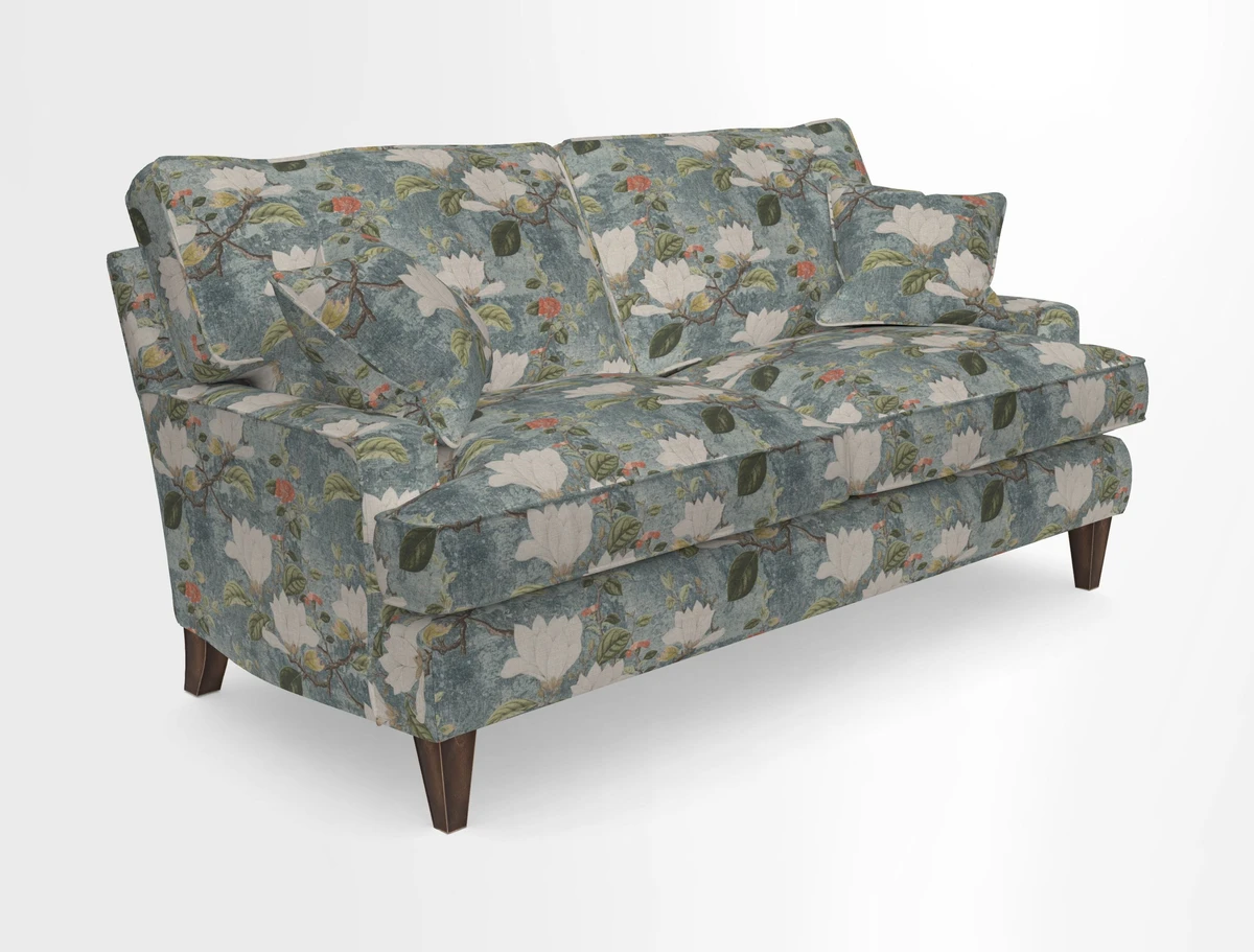 Ingleborough 3 Seater Sofa in Warwick Edinburgh Henna Rugs supplied by Rugs of Petworth