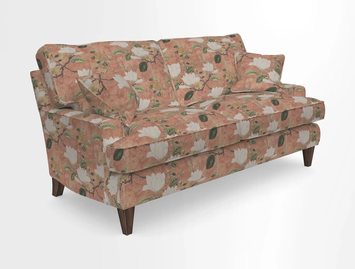 Ingleborough 3 Seater Sofa in Warwick Edinburgh Henna Rugs supplied by Rugs of Petworth