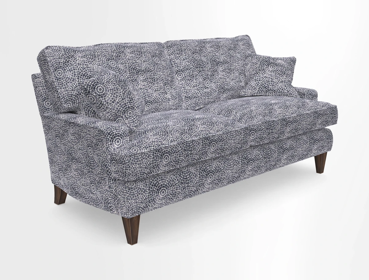 Ingleborough 3 Seater Sofa in Warwick Edinburgh Henna Rugs supplied by Rugs of Petworth