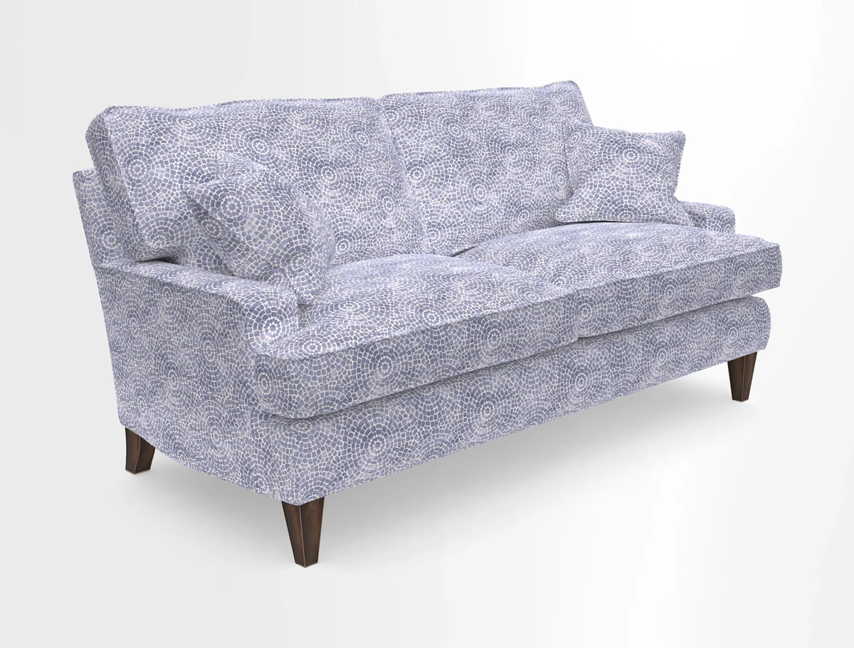 Ingleborough 3 Seater Sofa in Warwick Edinburgh Henna Rugs supplied by Rugs of Petworth