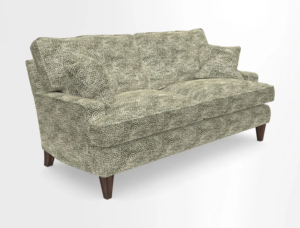 Ingleborough 3 Seater Sofa in Warwick Edinburgh Henna Rugs supplied by Rugs of Petworth