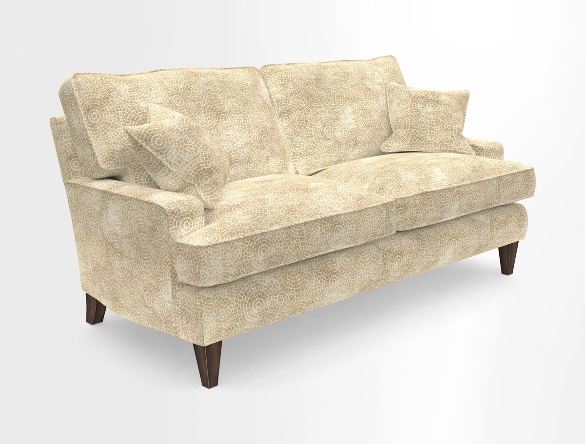 Ingleborough 3 Seater Sofa in Warwick Edinburgh Henna Rugs supplied by Rugs of Petworth