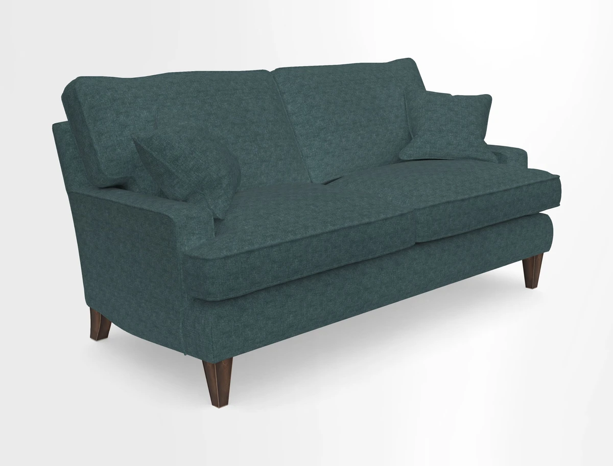 Ingleborough 3 Seater Sofa in Warwick Edinburgh Henna Rugs supplied by Rugs of Petworth