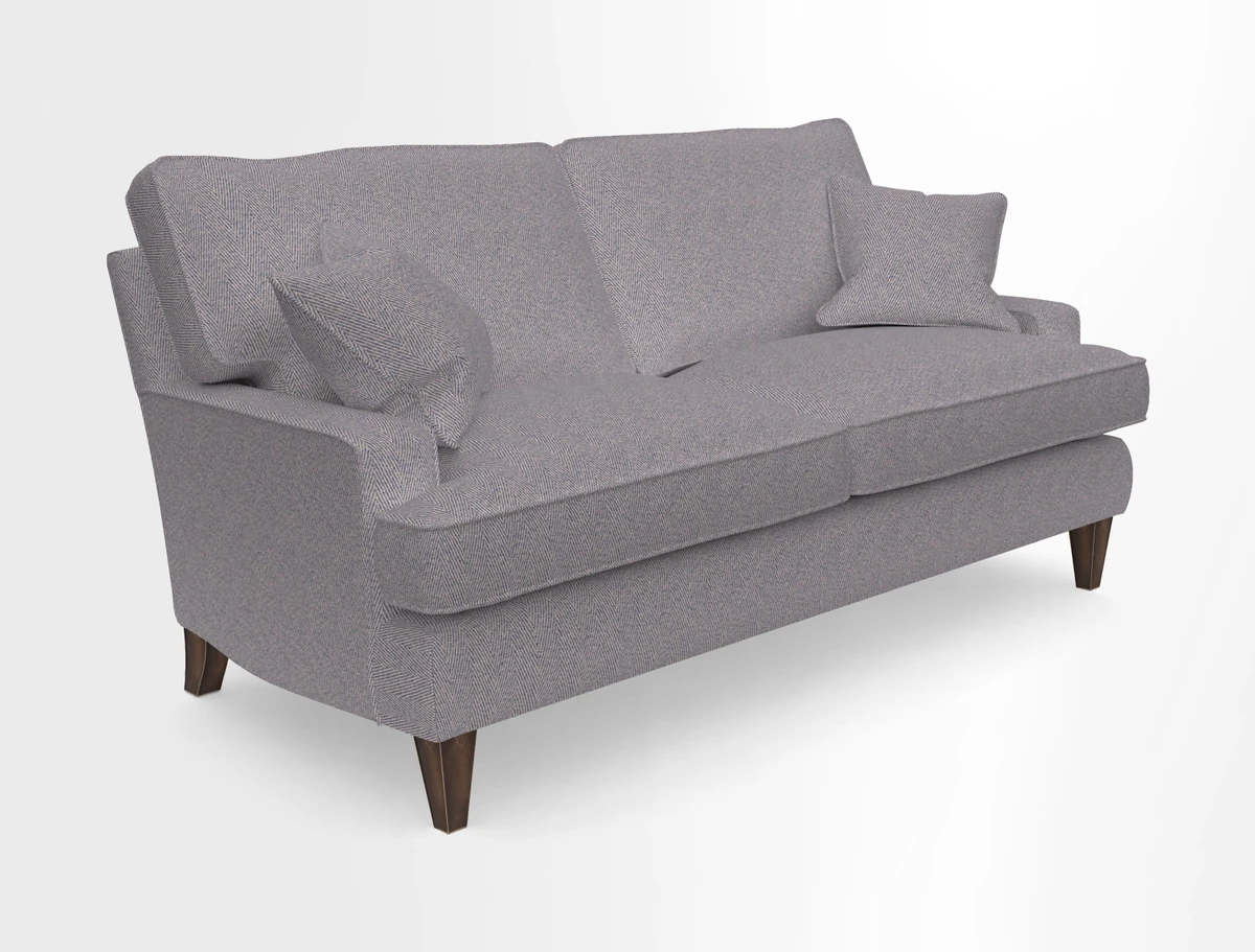 Ingleborough 3 Seater Sofa in Warwick Edinburgh Henna Rugs supplied by Rugs of Petworth