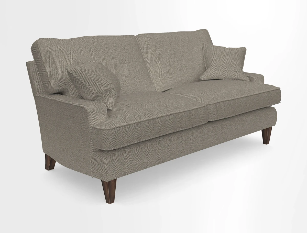 Ingleborough 3 Seater Sofa in Warwick Edinburgh Henna Rugs supplied by Rugs of Petworth
