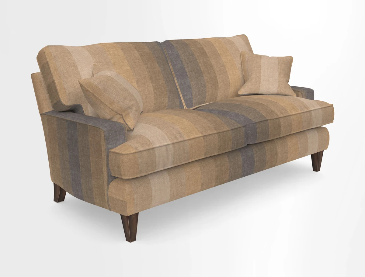 Ingleborough 3 Seater Sofa in Warwick Edinburgh Henna Rugs supplied by Rugs of Petworth