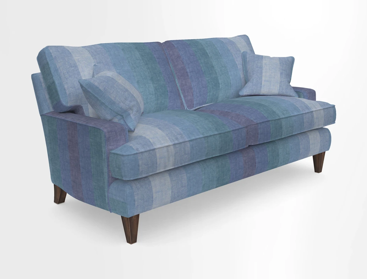 Ingleborough 3 Seater Sofa in Warwick Edinburgh Henna Rugs supplied by Rugs of Petworth