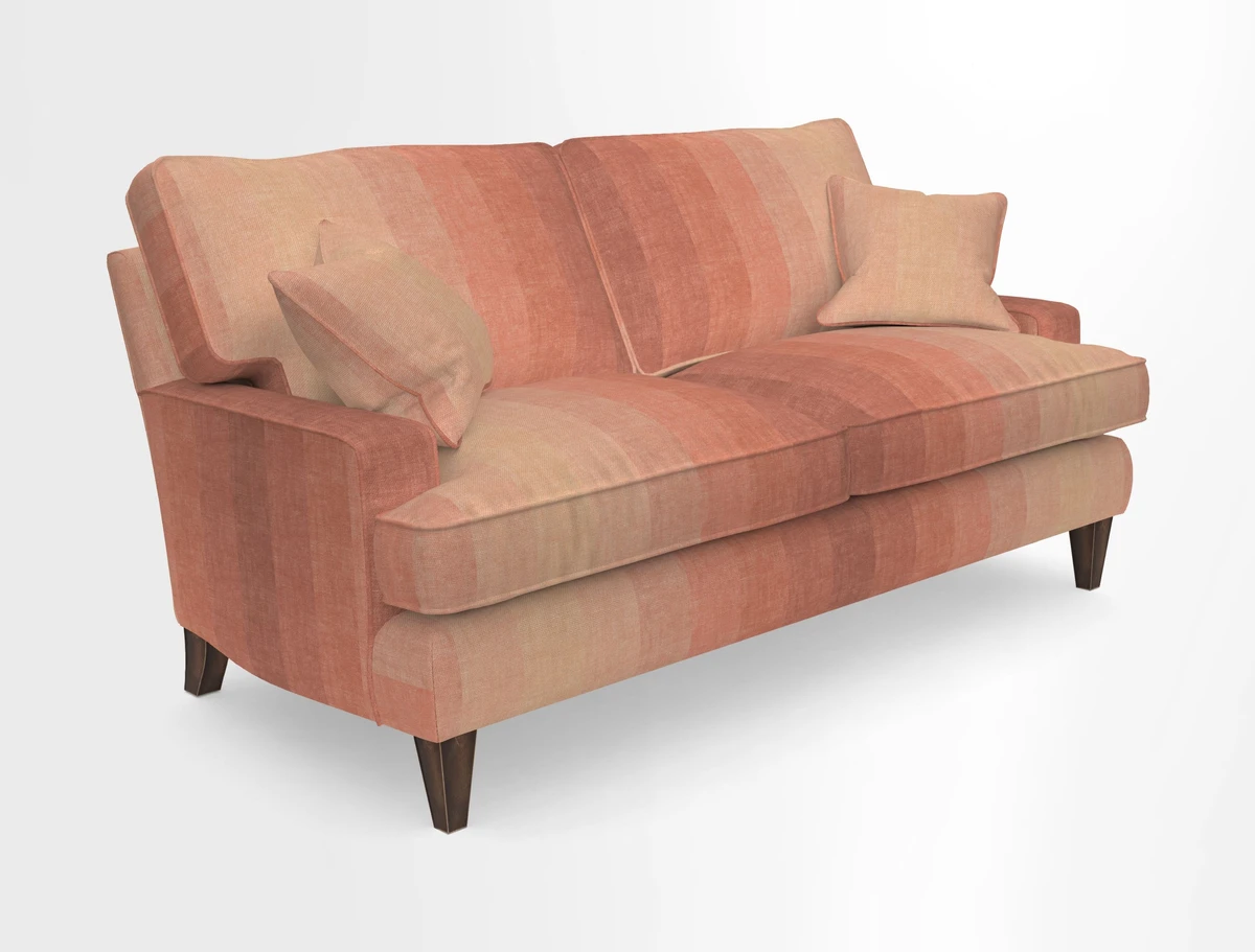 Ingleborough 3 Seater Sofa in Warwick Edinburgh Henna Rugs supplied by Rugs of Petworth