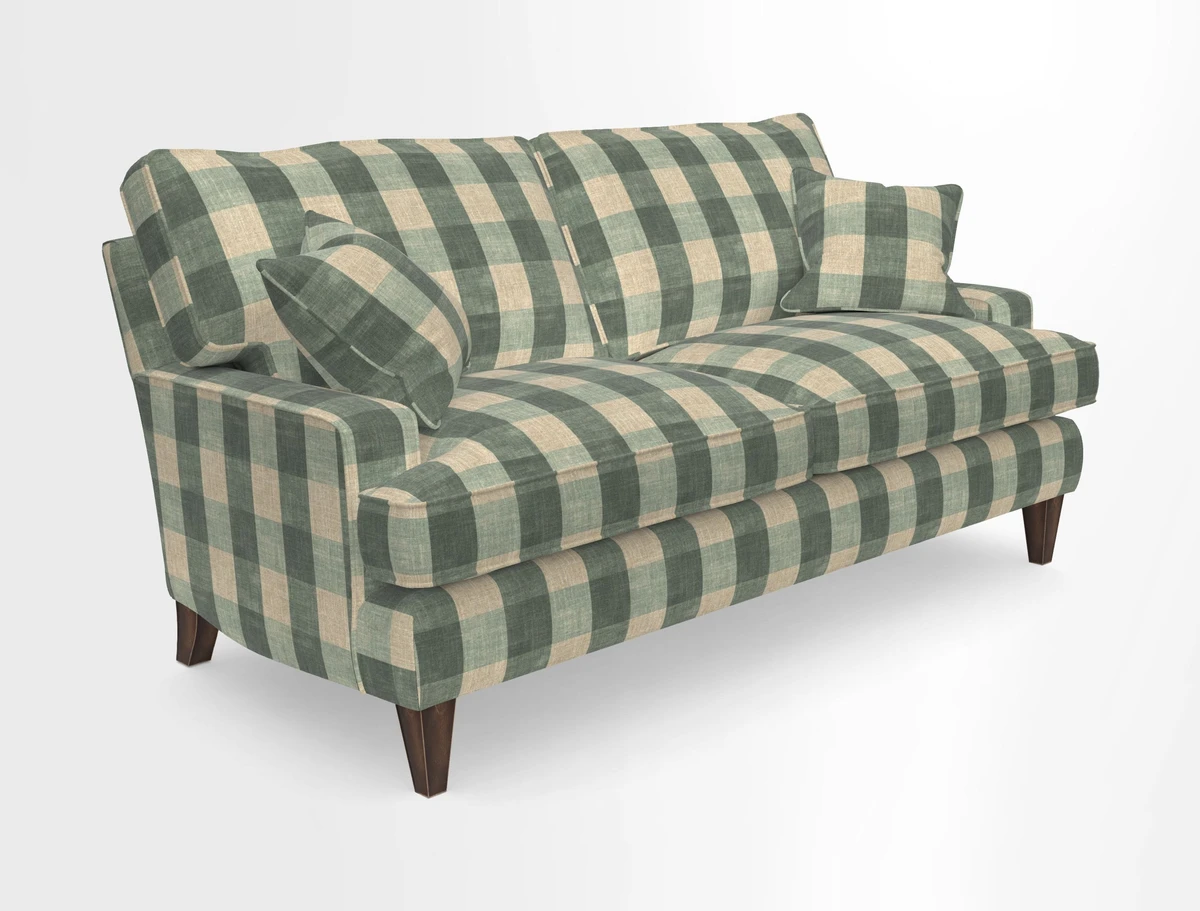 Ingleborough 3 Seater Sofa in Warwick Edinburgh Henna Rugs supplied by Rugs of Petworth