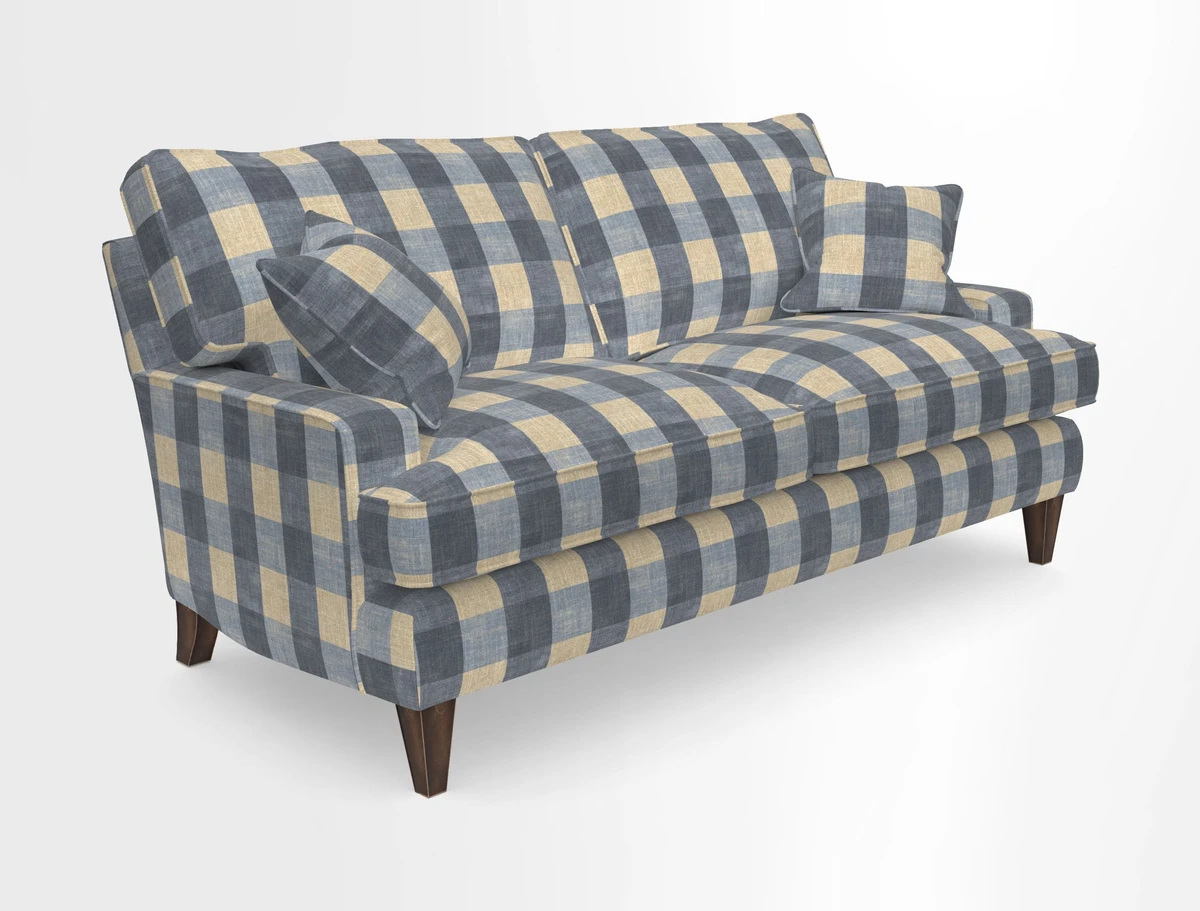Ingleborough 3 Seater Sofa in Warwick Edinburgh Henna Rugs supplied by Rugs of Petworth