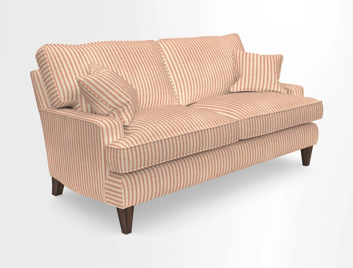 Ingleborough 3 Seater Sofa in Warwick Edinburgh Henna Rugs supplied by Rugs of Petworth