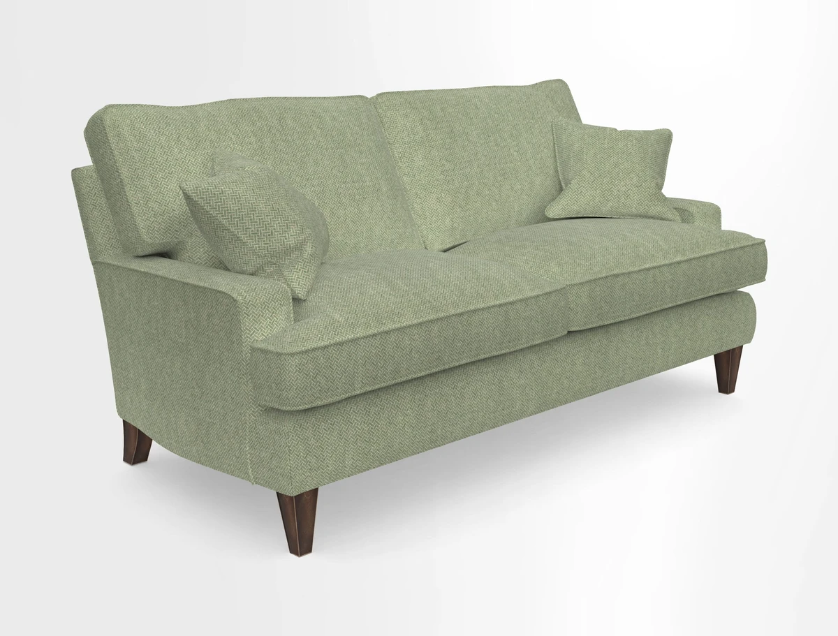 Ingleborough 3 Seater Sofa in Warwick Edinburgh Henna Rugs supplied by Rugs of Petworth