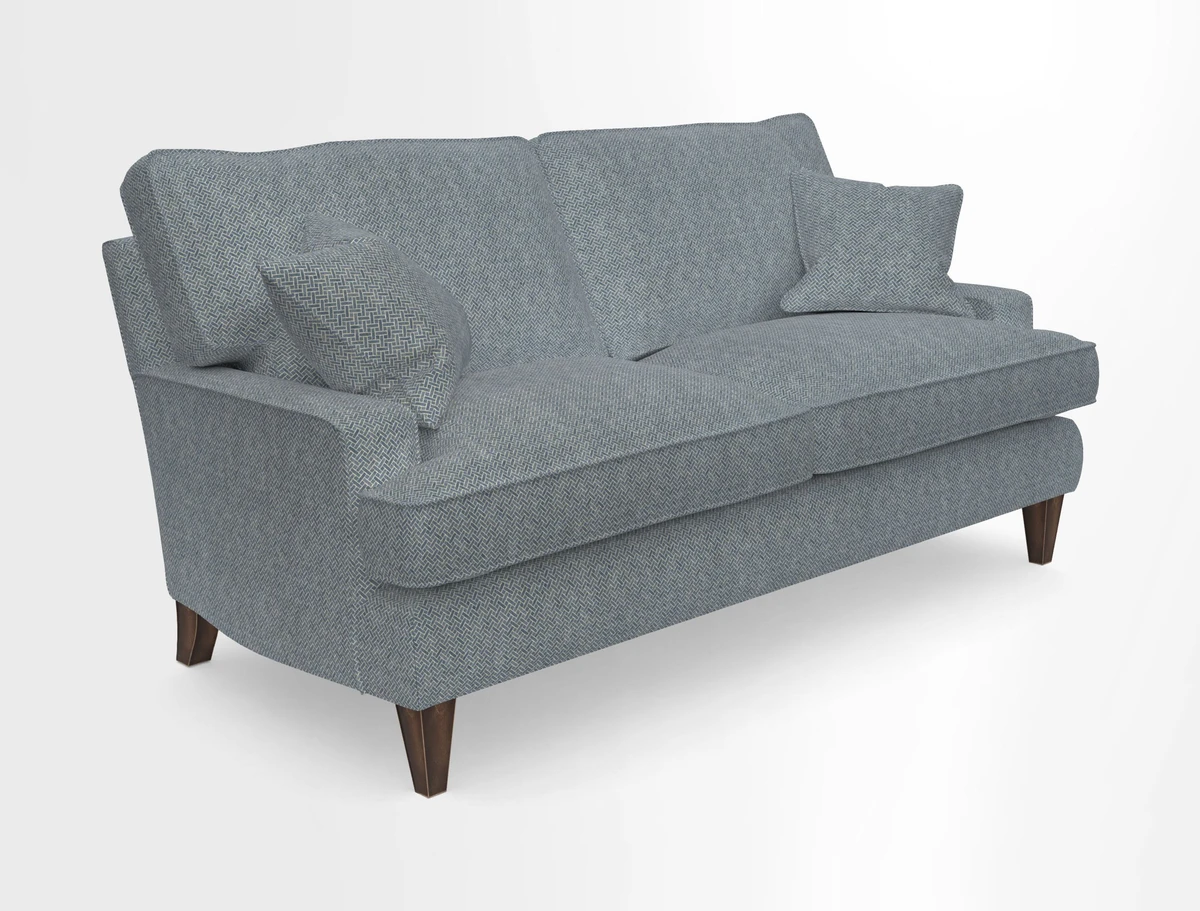 Ingleborough 3 Seater Sofa in Warwick Edinburgh Henna Rugs supplied by Rugs of Petworth