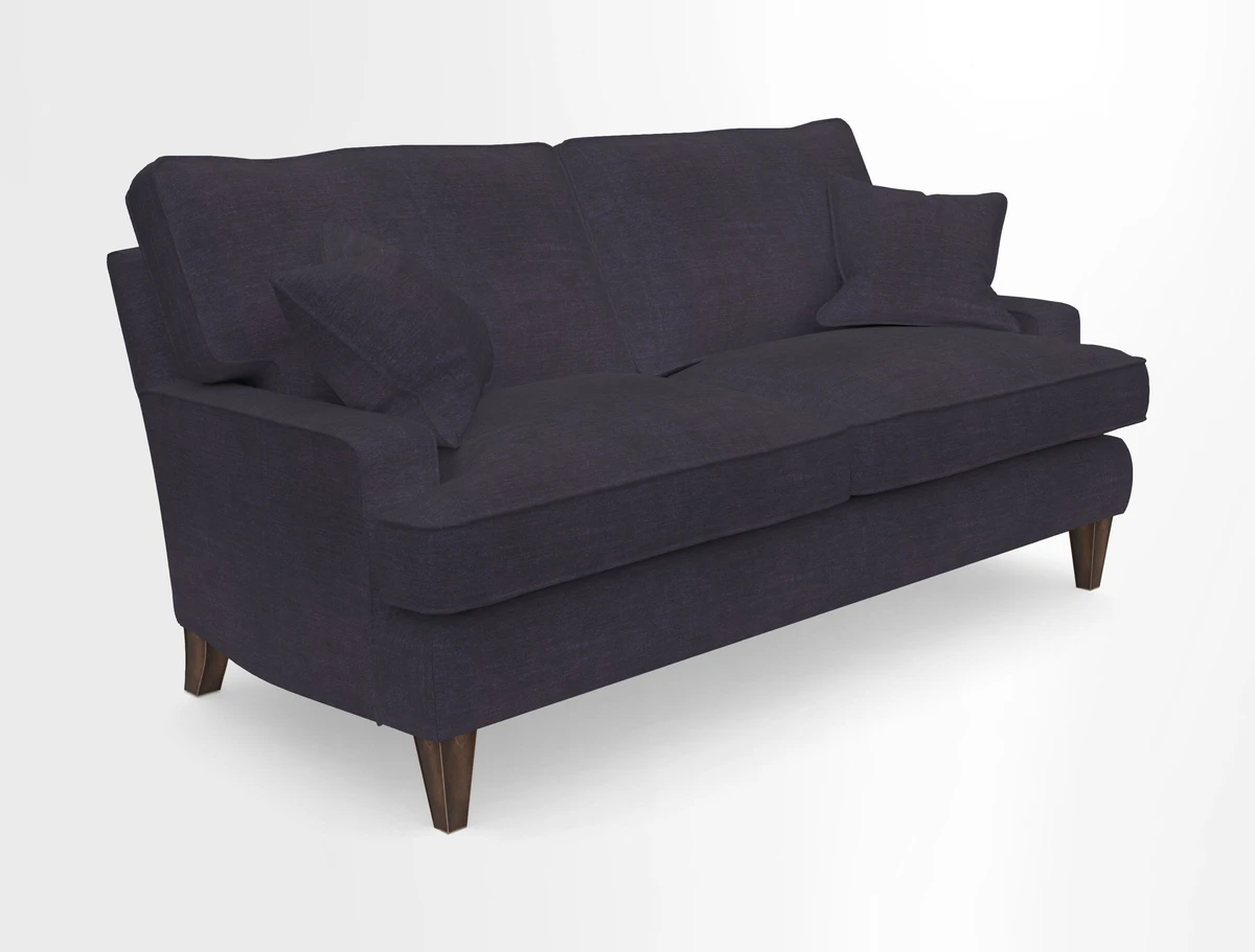 Ingleborough 3 Seater Sofa in Warwick Edinburgh Henna Rugs supplied by Rugs of Petworth
