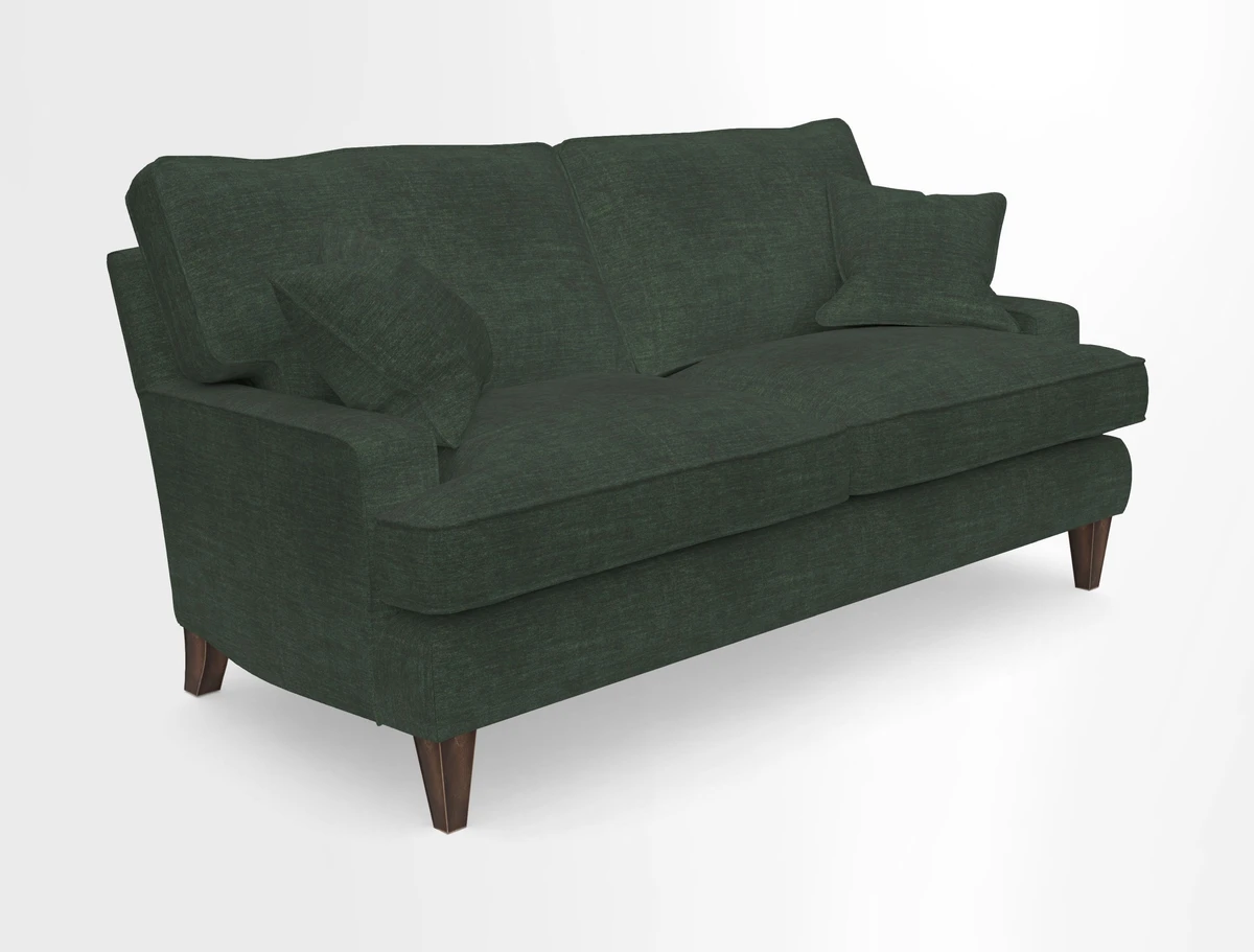 Ingleborough 3 Seater Sofa in Warwick Edinburgh Henna Rugs supplied by Rugs of Petworth