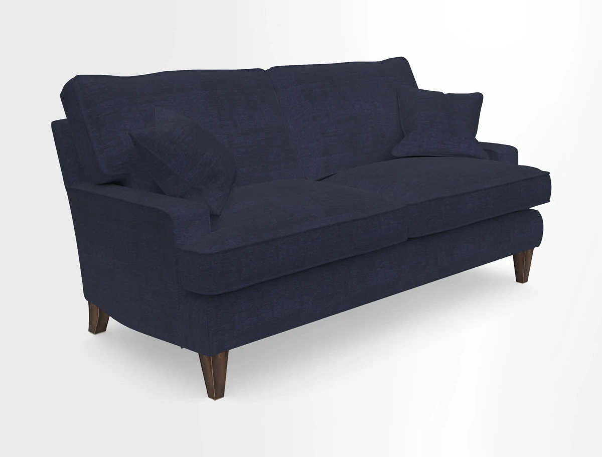 Ingleborough 3 Seater Sofa in Warwick Edinburgh Henna Rugs supplied by Rugs of Petworth