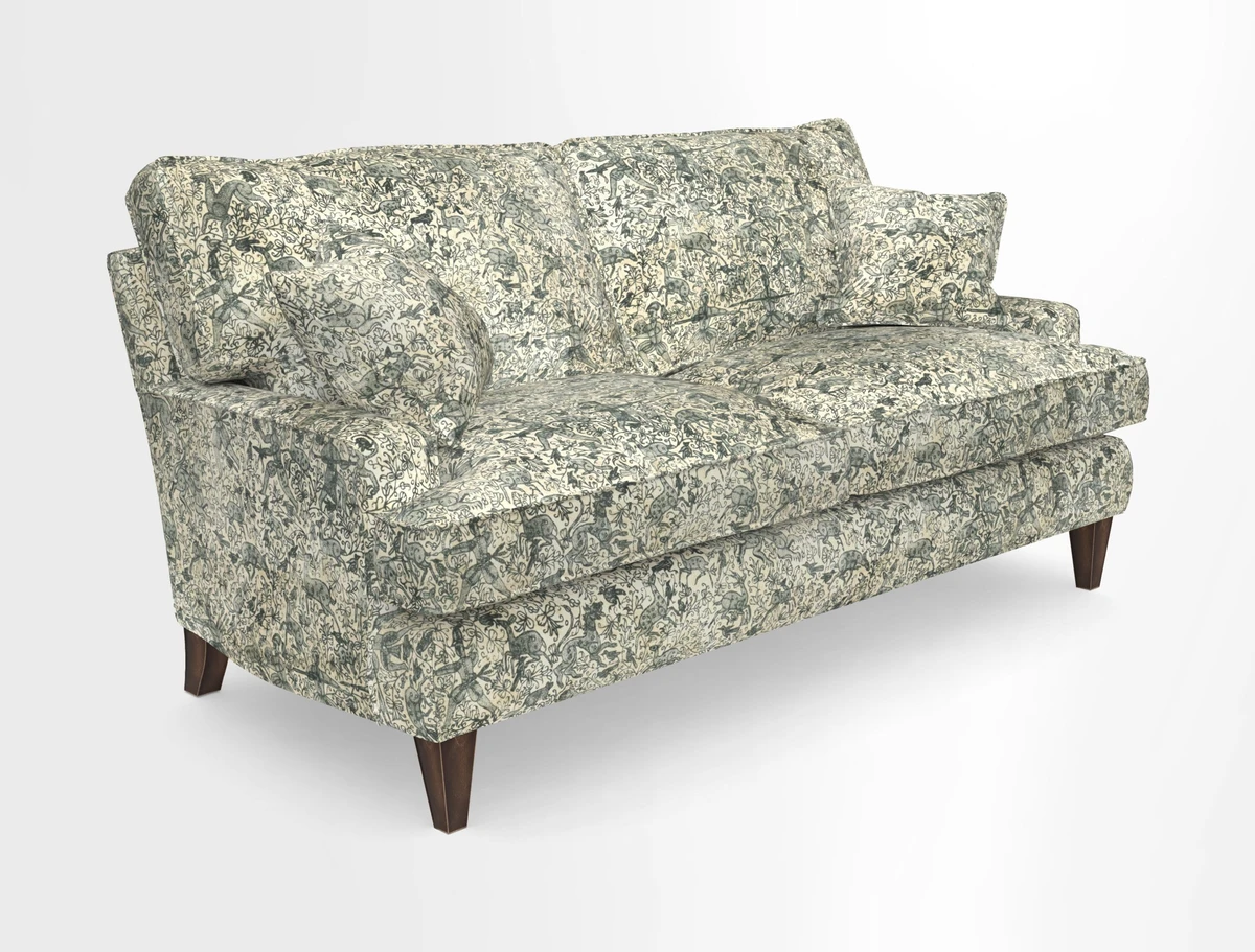 Ingleborough 3 Seater Sofa in Warwick Edinburgh Henna Rugs supplied by Rugs of Petworth