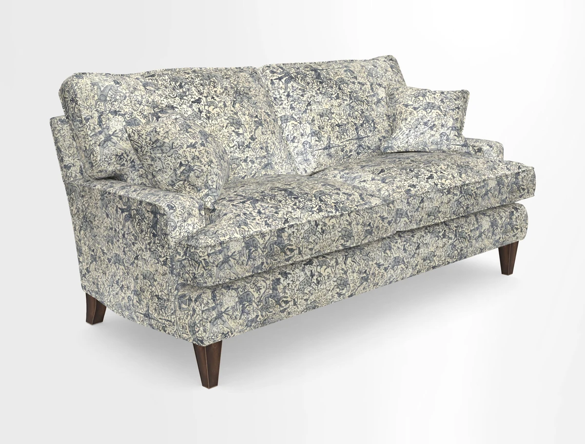 Ingleborough 3 Seater Sofa in Warwick Edinburgh Henna Rugs supplied by Rugs of Petworth