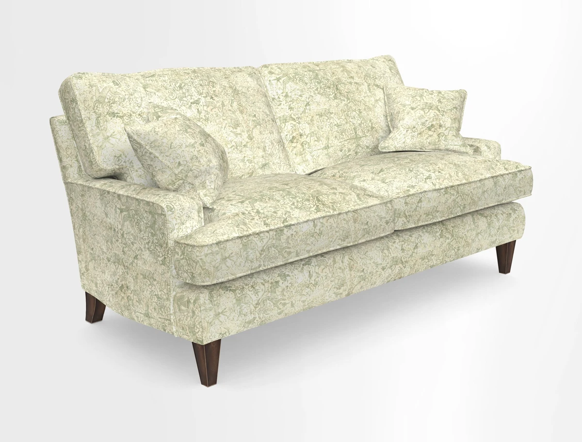 Ingleborough 3 Seater Sofa in Warwick Edinburgh Henna Rugs supplied by Rugs of Petworth