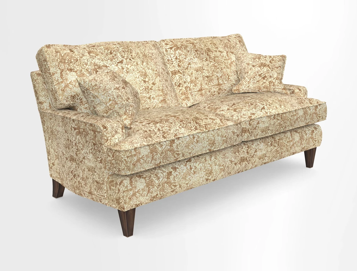 Ingleborough 3 Seater Sofa in Warwick Edinburgh Henna Rugs supplied by Rugs of Petworth