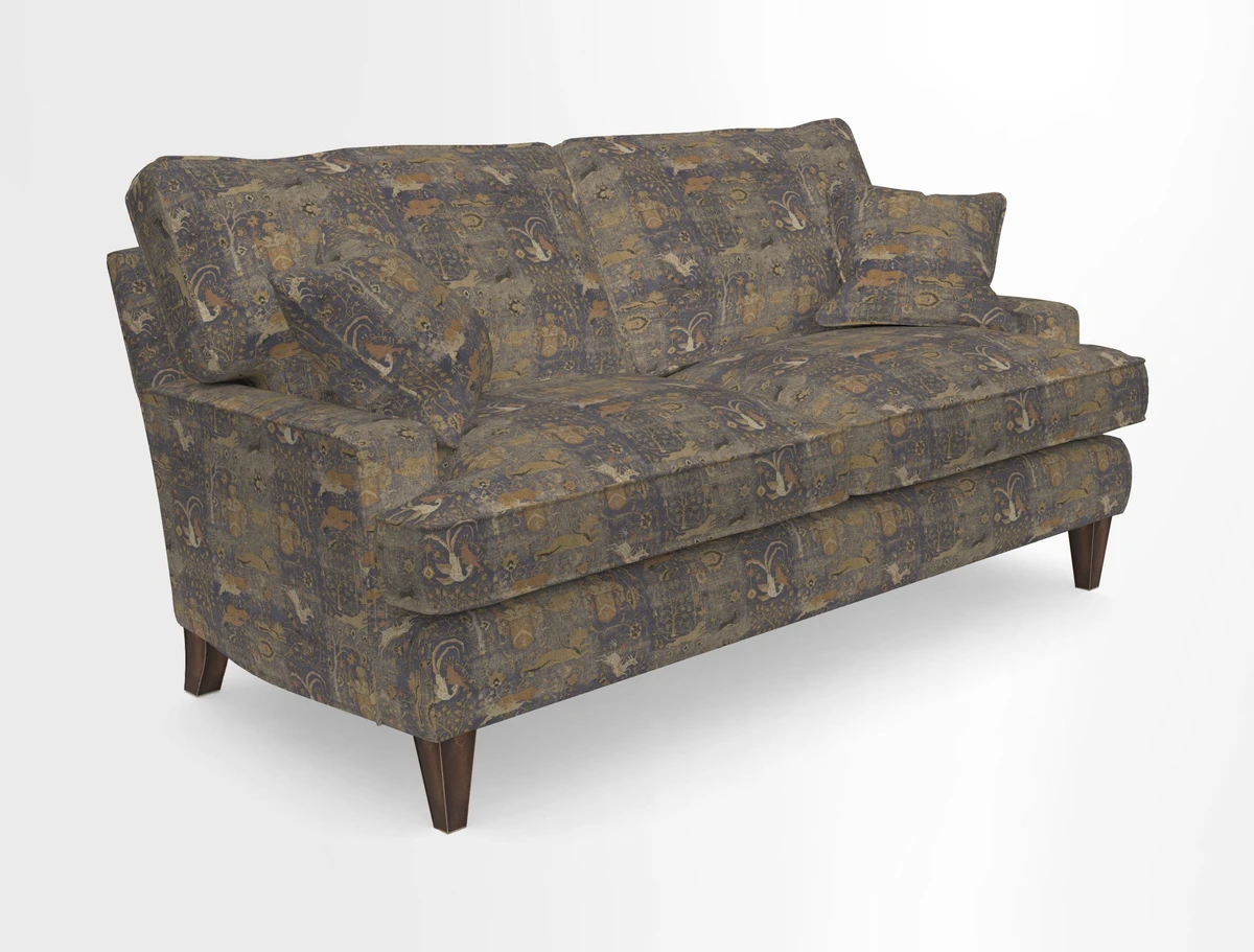 Ingleborough 3 Seater Sofa in Warwick Edinburgh Henna Rugs supplied by Rugs of Petworth
