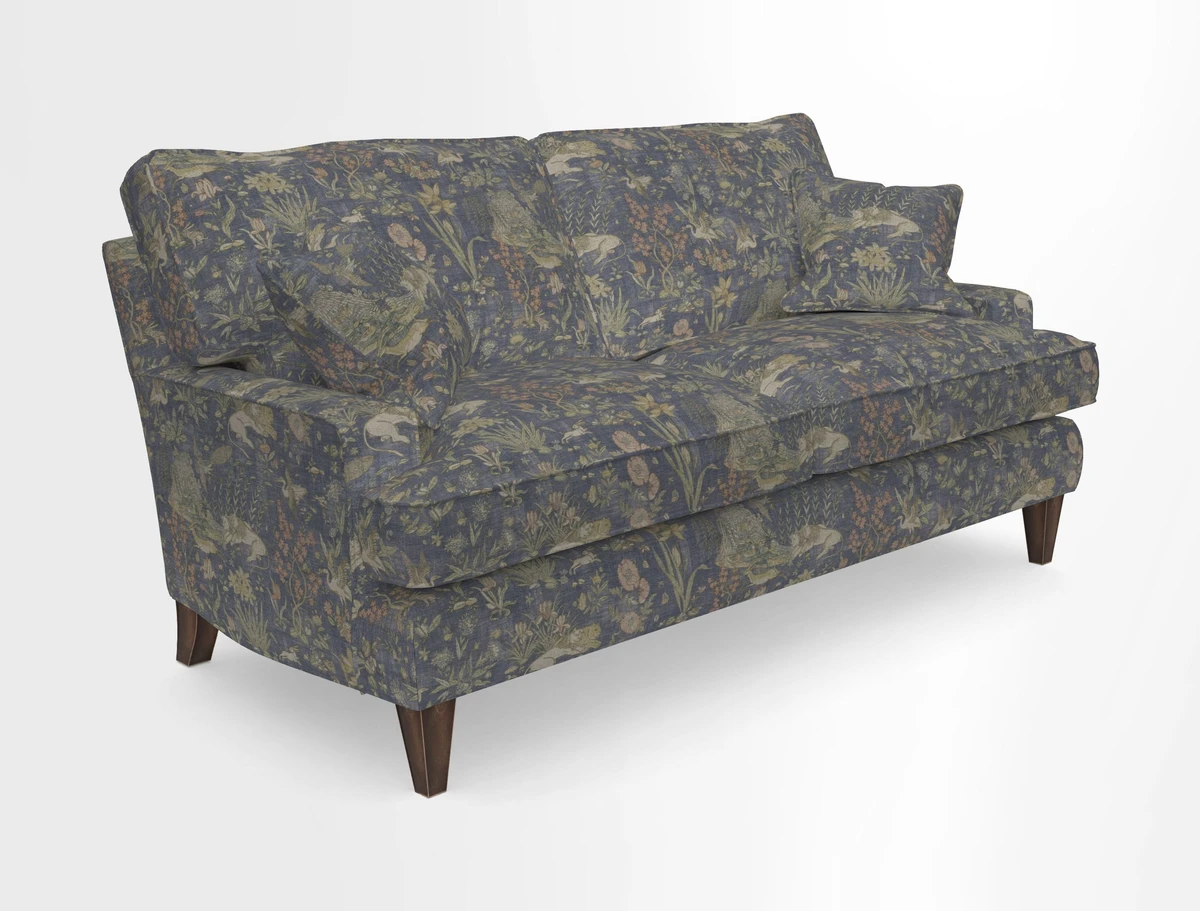 Ingleborough 3 Seater Sofa in Warwick Edinburgh Henna Rugs supplied by Rugs of Petworth