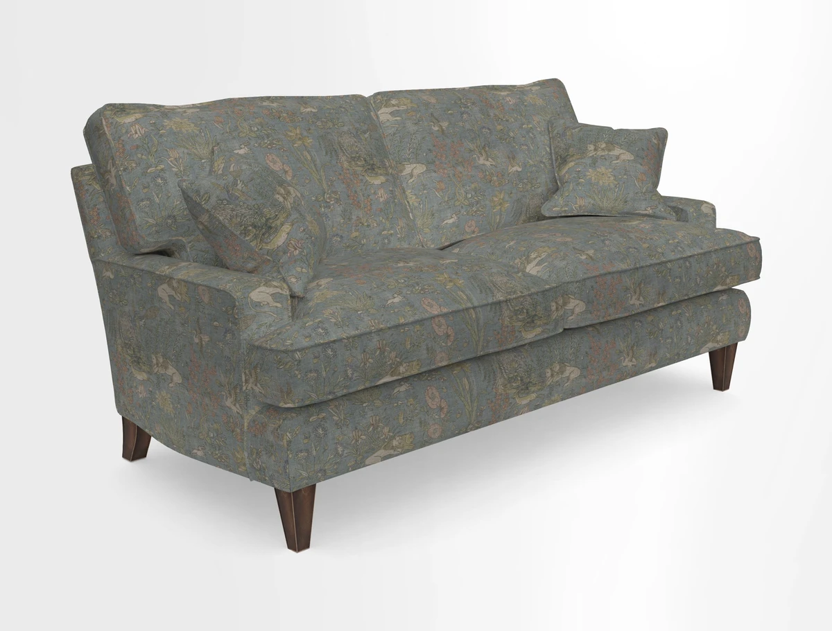 Ingleborough 3 Seater Sofa in Warwick Edinburgh Henna Rugs supplied by Rugs of Petworth