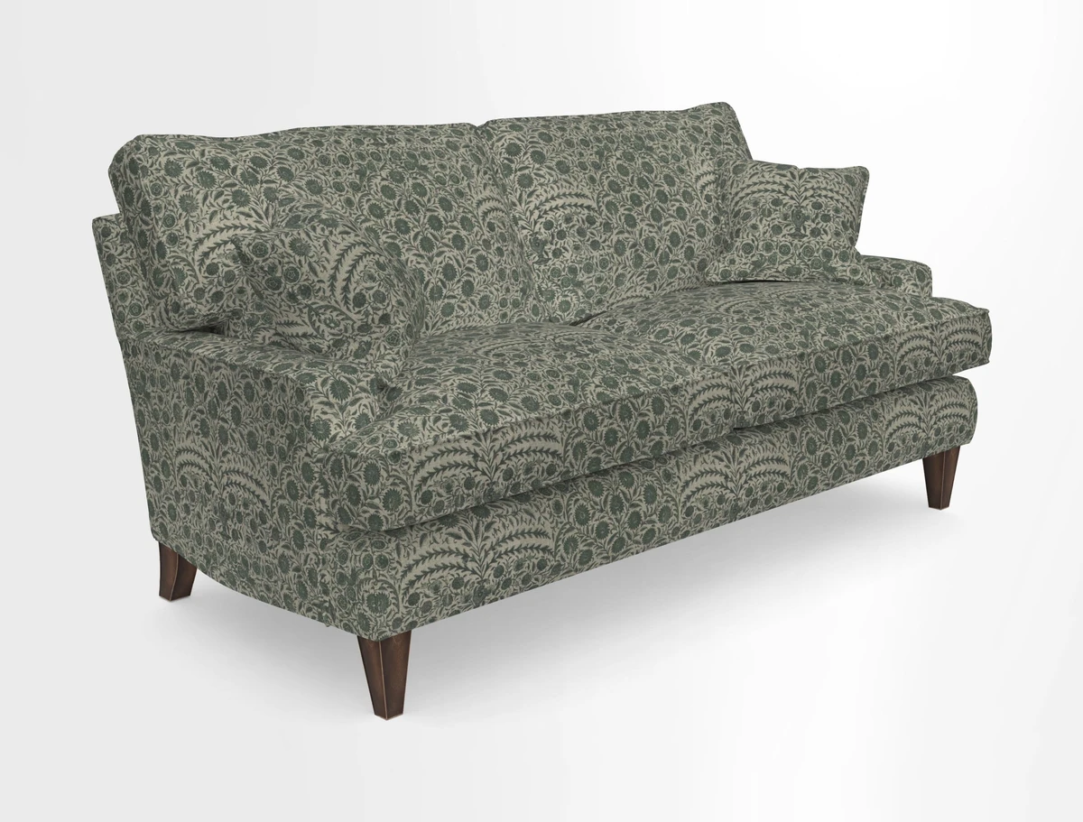 Ingleborough 3 Seater Sofa in Warwick Edinburgh Henna Rugs supplied by Rugs of Petworth